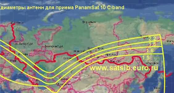 ���� �������� PanAmSat 10  C-band